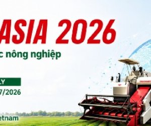Mời tham gia Triển lãm Công nghệ Máy móc Nông nghiệp Quốc tế Việt Nam 2026 (CIAME Asia Vietnam 2026) tại Trung tâm Triển lãm Quốc tế Sky Expo (TP. Hồ Chí Minh)