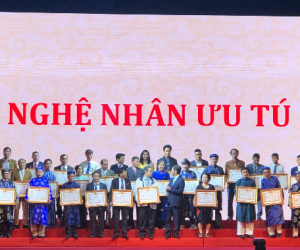 KẾT QUẢ XÉT TẶNG DANH HIỆU NGHỆ NHÂN ƯU TÚ  TRONG LĨNH VỰC NGHỀ THỦ CÔNG MỸ NGHỆ