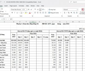 SỐ LIỆU THỐNG KÊ QUÝ II NĂM 2024