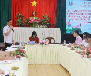 Sở Công thương làm việc với huyện Trảng Bom về kết quả thực hiện nhiệm vụ ngành công thương năm 2023 và kế hoạch năm 2024