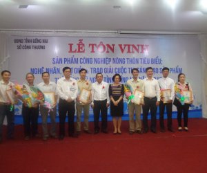 DANH SÁCH SAN PHẨM ĐƯỢC BÌNH CHỌN SẢN PHẨM CÔNG NGHIỆP NÔNG THÔN TIÊU BIỂU TỈNH ĐỒNG NAI NĂM 2017